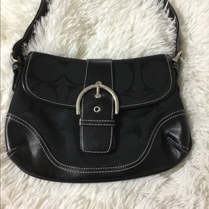 Black coach purse
